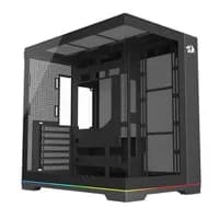 Gabinete Gamer Redragon Scalpel ARGB Preto ATX