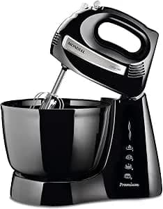 Mondial Batedeira Cake Premium, Preto, 500w, 110v - B-50-b