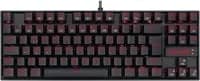 Redragon Teclado Mecânico Gamer Kumara ABNT2 LED Vermelho Single Color Switch Outemu Blue, UNICO, K552-2 PT-Blue