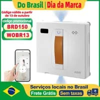 Robô Lavador de Janelas ABIR WD8, 72W, APP, 3000PA
