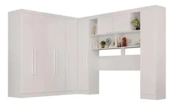 Guarda-roupa Casal Modulado Canto 9 Portas 2 Gav Multimóveis