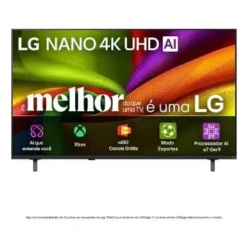 Smart TV 4K 65" LG NANO UHD AI NU850 2026 65NU850BPSA