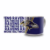 Caneca NFL Baltimore Ravens 400ml Cerâmica