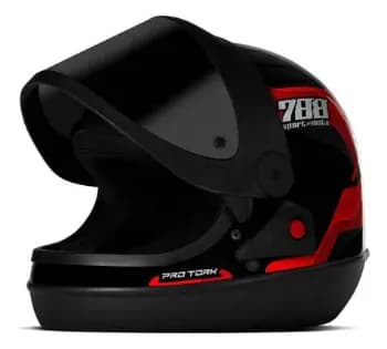 Capacete Fechado Sport Moto 788 Vis. Fumê Pro Tork Var.cores