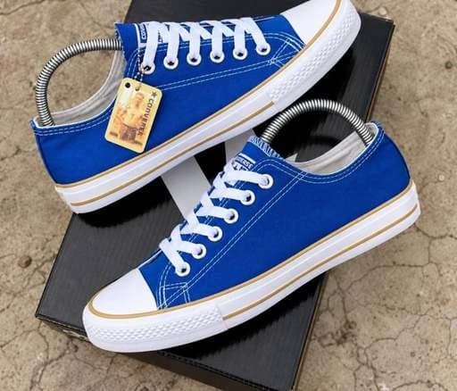 Tênis Converse Sem Gênero Taylor Ct1992 Curto T Ct1992000 Azul 02/caqui Fosco 02/branco Liso 39 Br