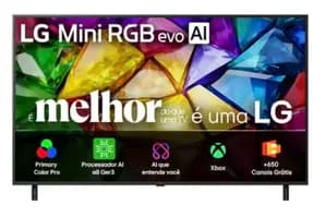 Smart TV LG Mini RGB evo AI 4K MRGB85 75 polegadas 2026