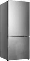 Geladeira Hisense Frost Free Inverse 417L Bottom Freezer RB422 Inox 127V