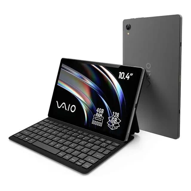 Tablet VAIO TL10 4GB RAM 128GB Octa-Core, Tela 10.4” 2K, 4G WiFi Dual Band, Câmera 8MP + Selfie 5MP