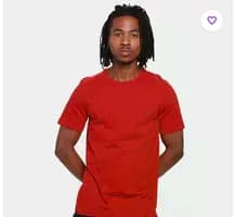 Camiseta Hering World Com Bordado Masculina Vermelho