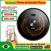 Robô aspirador Abir X9, lidar, sucção 6500pa, UV