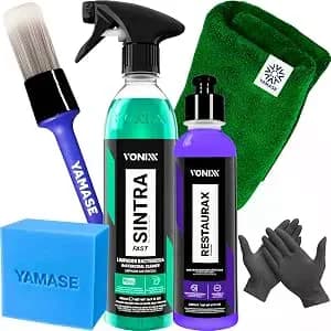 Kit Limpeza Interna De Painel E Revitalização De Plasticos Restaurax 240ml Sintra Fast Vonixx Acessorios Yamase