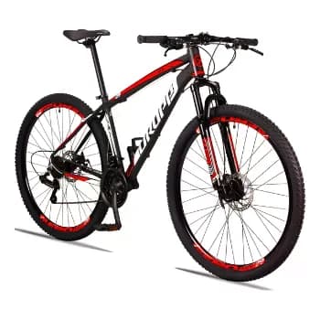 Bicicleta Aro 29 Dropp Z3 Câmbio Shimano 21 Vel Freio Disco Cor Preto/vermelho