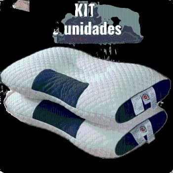 Kit 2 Travesseiros Cervical Ortopédico Alivia Dor Premium