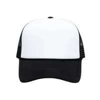 Bone Trucker Aba Curva Tela Ajustavel Snapback Preto Branco