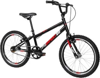 Bicicleta Infantil Caloi Expert Aro 20, Estilo Cross, Guidão BMX, Freio V-Brake, Aros Parede Dupla, Passeio e Lazer