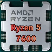 Processador AMD Ryzen 5 7600, 6 Núcleos, AM5