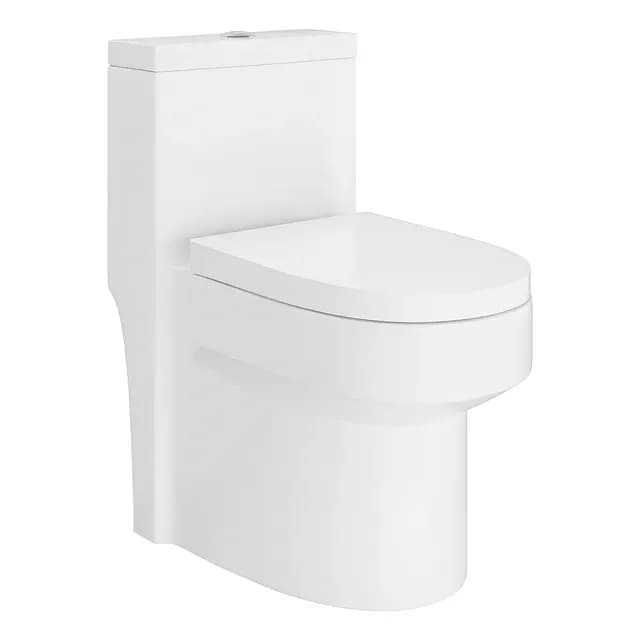 Vaso Sanitário Monobloco Caixa Acoplada Completo - Privada Cor Branco