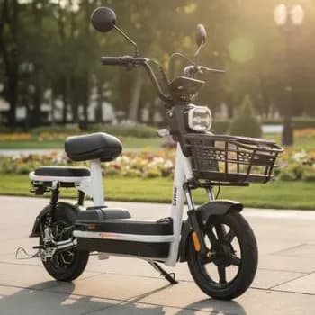 Bicicleta Elétrica Scooter 500w Bateria Removível 48v 15ah Cor Preto Bikelete Smart Mt2