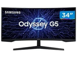 Monitor Gamer Samsung Odyssey G5 34' UWQHD Curvo