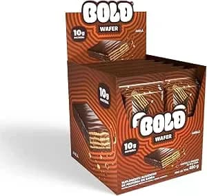 Bold Wafer Proteico 40g 10g Proteína Snack Avelã