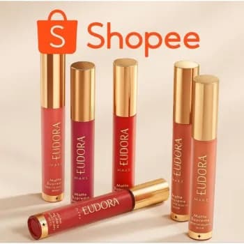 Batom Líquido Matte Supreme Eudora / O Boticário - Gloss Kiss Me Pistacchio e Vanilla Caramel