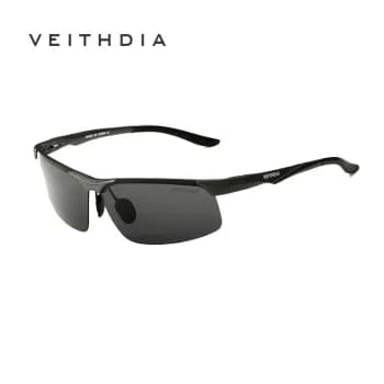 Veithdia alumínio magnésio polarizado óculos de sol para esportes masculinos Óculos de sol óculos de condução noturna para óculos masculinos acessório