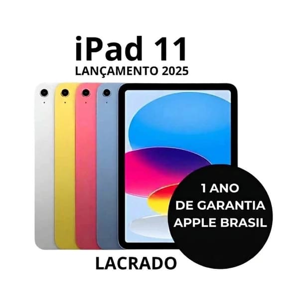 Apple iPad 11 Geração A16 128GB Wi-fi Tela 11pol Original Novo Lacrado
