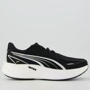 Tênis Puma Velocity Nitro 5 Wns Feminino Preto e Branco