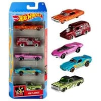 Pacote 5 Carros Sortidos Hot Wheels Mattel