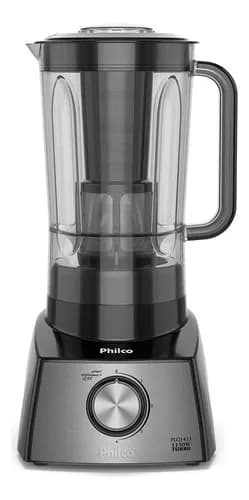 Liquidificador Plq1411p 4 Velocidades 2,7l 1150w Philco Preto 220v