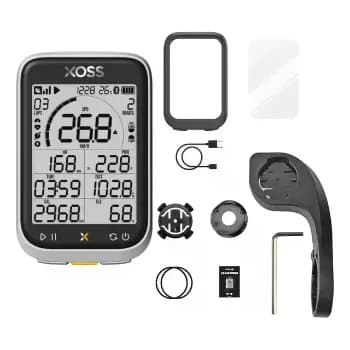 Ciclocomputador Xoss G3+ | 📊 DADOS DO TREINO | com capa e suporte 💥 GPS completo no guidão