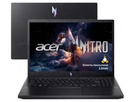 Notebook Gamer Acer Nitro V15, Core i5-13420H, RTX 4050 6GB, 512GB SSD, 16GB RAM, Tela 15.6” FHD IPS 165Hz
