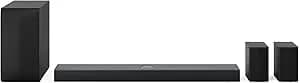 LG Home Theater SoundBar S70TR– Dolby Atmos, 500W RMS, 5.1.1 Canais, DTS Digital Surround, Caixas Traseiras, AI Sound Pro, WOW Sinergy, Bluetooth 5.3, HDMI
