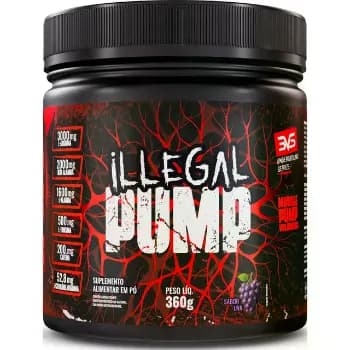 Pré-Treino Illegal Pump 3VS 360g Sabor Uva