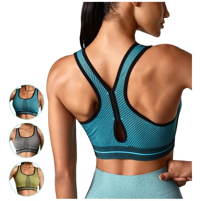 Kit 2 Top De Academia Feminina Forte Apoio Bojo Removíveis