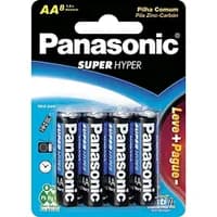 Pilha Super Hyper Proteção Antivazamento, Panasonic, 8 unidades