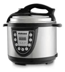 Panela Pressão Itatiaia Pan Pres Mid 5l 127v Inox Inox 127v 60 Hz