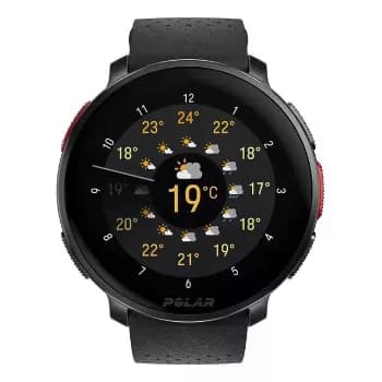 Smartwatch Gps Polar Relógio Vantage V3 Amoled Corrida Preto
