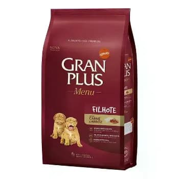 Ração GranPlus Menu Filhote Sabor Carne e Arroz 15kg