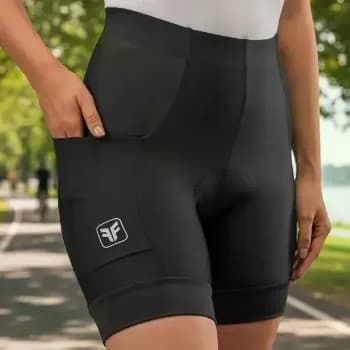 Bermuda Short Ciclismo Feminina Bolsos Free Force Basic One!!️