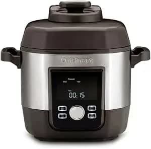 Panela De Pressão Elétrica Cuisinart 5,7 Litros Multicooker De Alta Pressão 1800w 127v