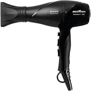 Britânia Secador De Cabelos Preto 2000w Bsc2000 220v Bocal Concentrador Metal