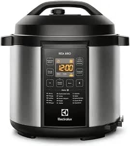 Panela De Pressão Elétrica Electrolux Por Rita Lobo 6l Preta Experience Digital (pcc20) 127v