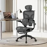 Cadeira Escritório Ergonômica Reclinável Preto