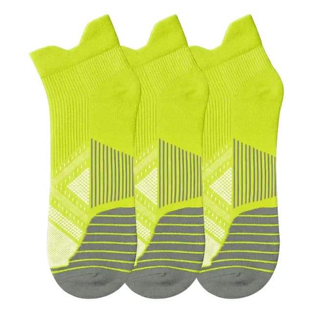 Kit 3 Pares Meias Af Corrida Esportiva Poliamida Antifricção