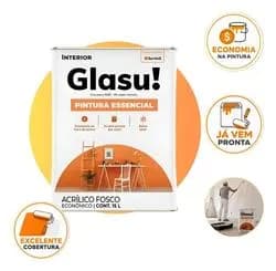 Tinta Para Parede Fosca Econômica Glasu / Suvinil Branco Fosco