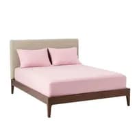 Jogo de Cama King Algodão Macio Rosa