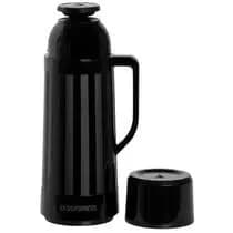 Garrafa Térmica Topázio 1 Litro Preto Soprano