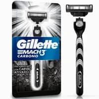 Gillette Mach3 Carbono Aparelho de Barbear com Carvão Ativado