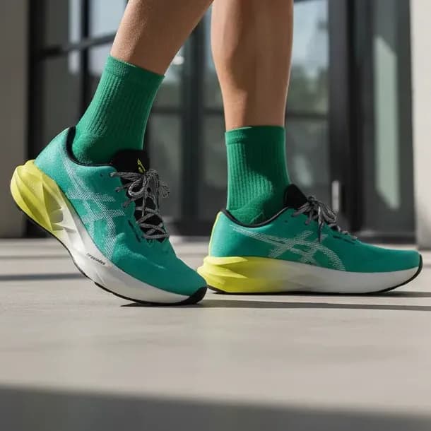 Tênis Asics Novablast 5 Masculino Tr Verde - Trilha, Corrida